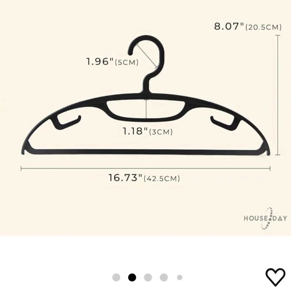 Multi-Color Plastic Hanger Bundle